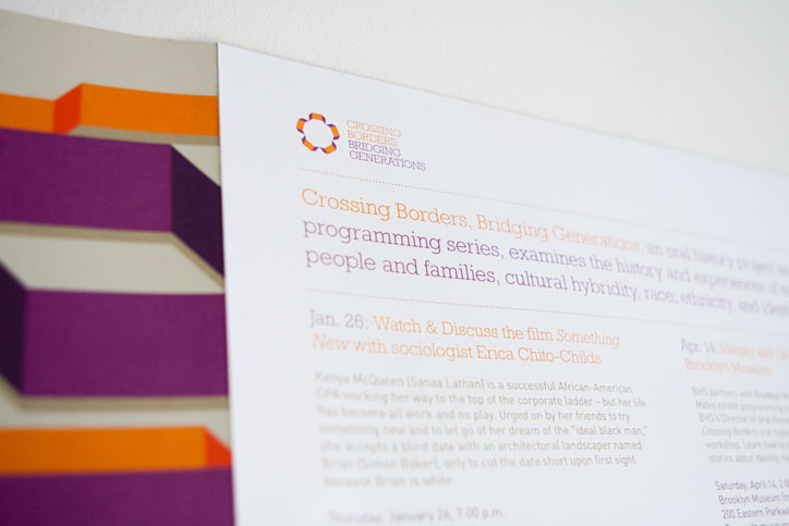 Brooklyn Historical Society Crossing Borders Bridging Generations Poster Outside Detail Content