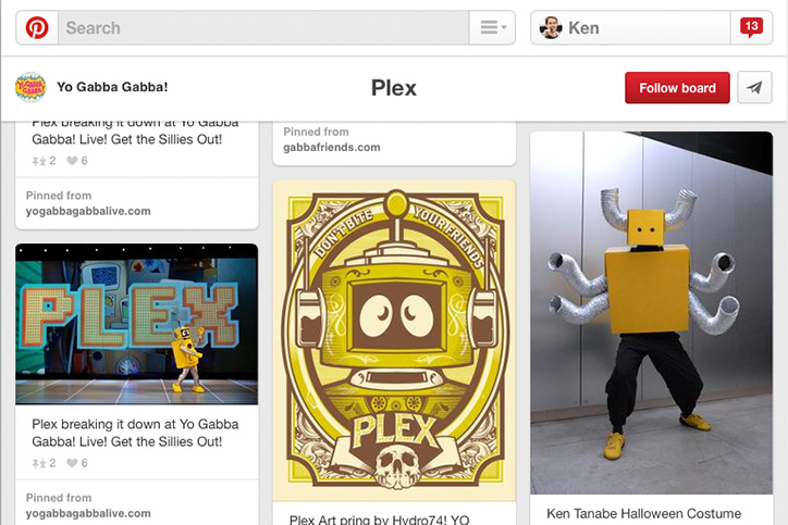 Plex from Yo Gabba Gabba repins Ken Tanabe Halloween Costume on Pinterest