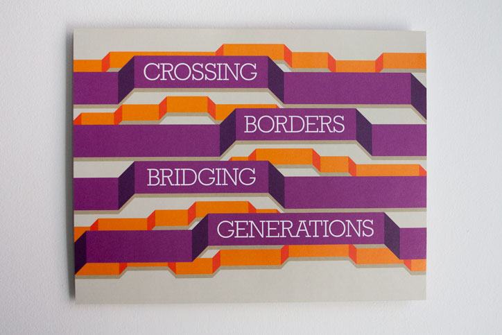 Brooklyn Historical Society Crossing Borders Bridging Generations Poster Cover