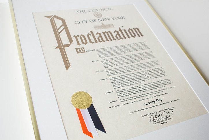 New York City Council officially recognizes Loving Day