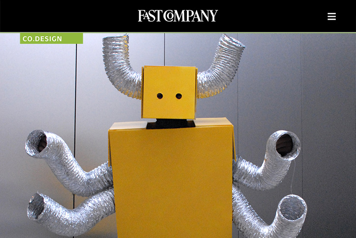 Fast Company features my Halloween costumes